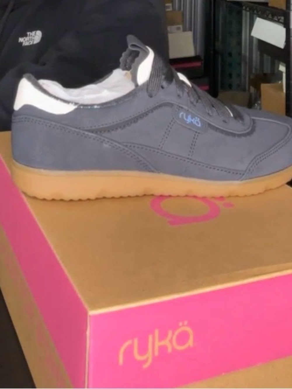 Ryka Women's Effortless Lace-Up Sneakers, NWT 
Size 6 Wide
